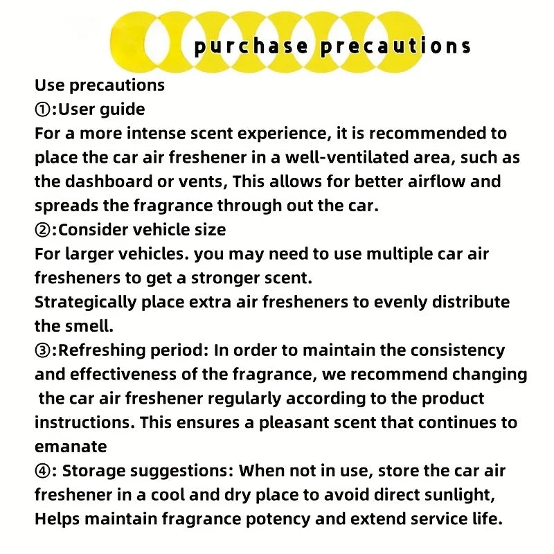 Car Air Freshener, Long Lasting Fragrance