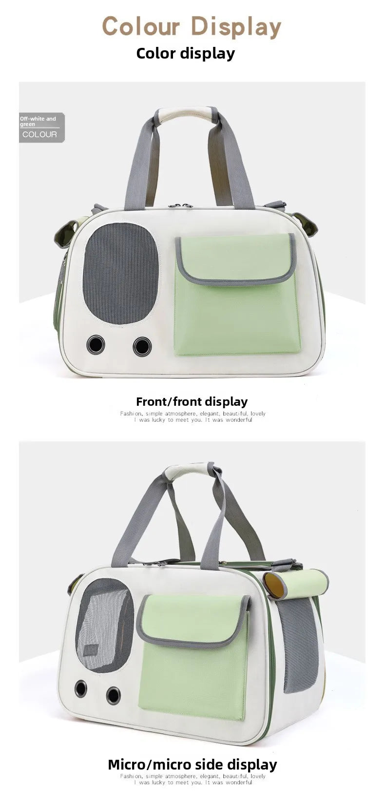 Cat bag large capacity
