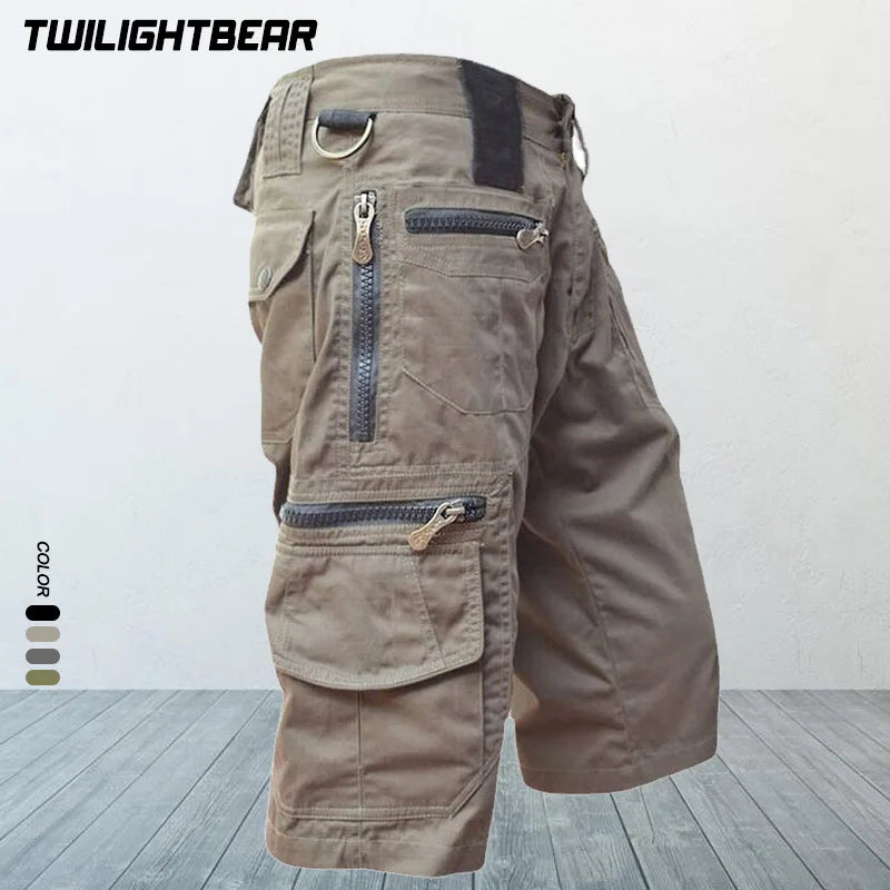 Summer Men's Calf Length Pants Oversized