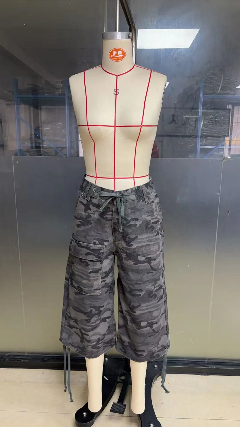 Women Calf Length Pant Jeans Wide Leg