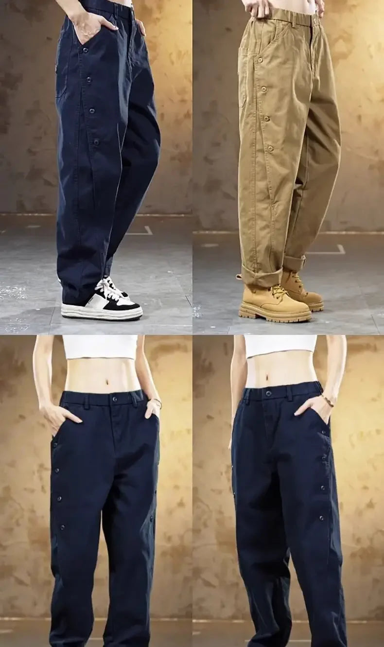 Slacks Trousers Unisex Fashion