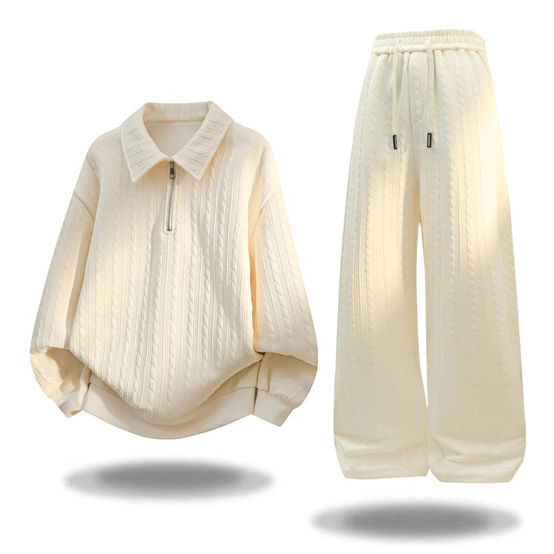 Casual Sportswear Set Two Piece Soft Comfort Fabric
