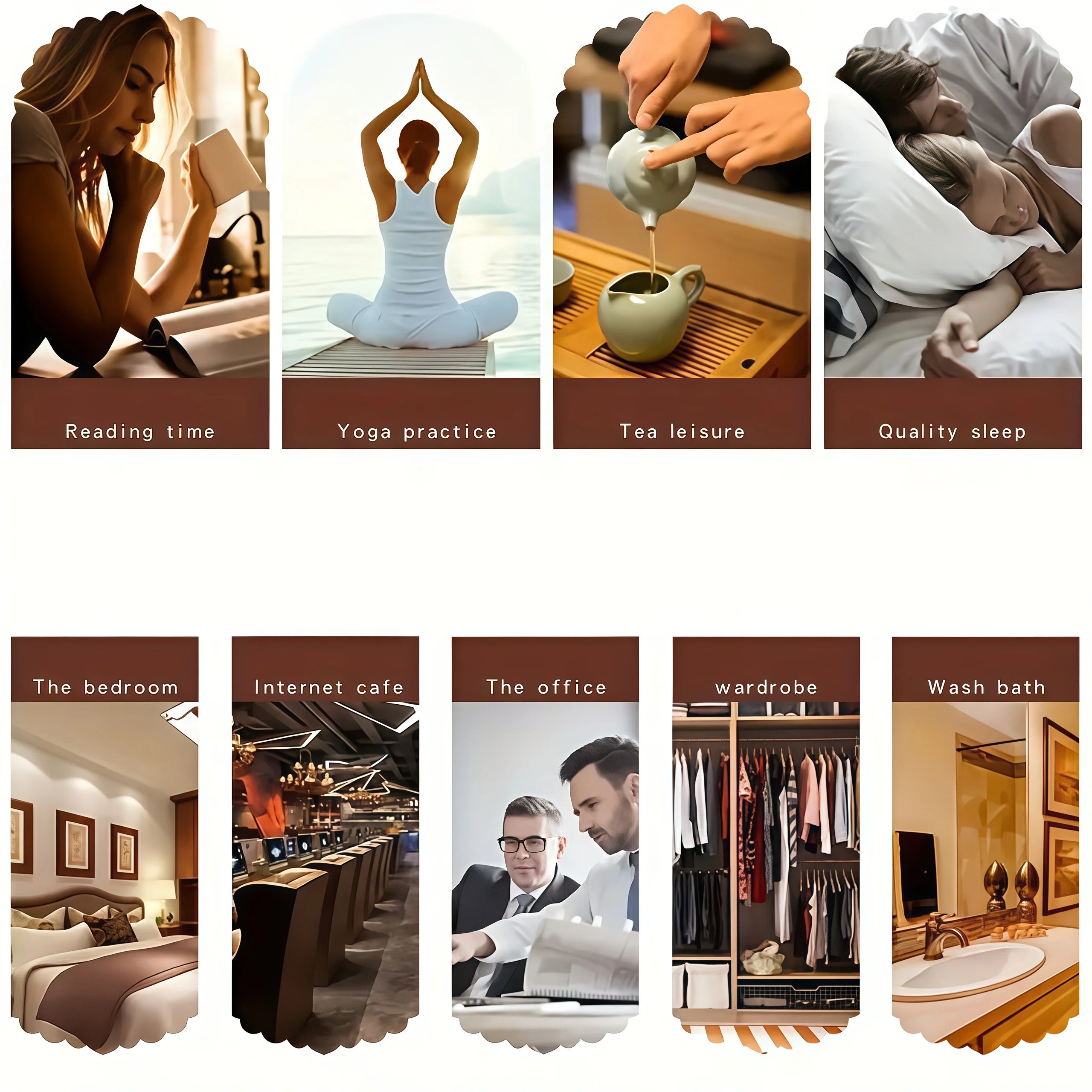 10 Cones Per Box Palo Santo Incense Cones: Aromatic Wood Cones for Space Purification, Relaxation, and Holiday Celebrations - Suitable for Christmas, Halloween, Hanukkah, Day of the Dead, and St. Nicholas Day