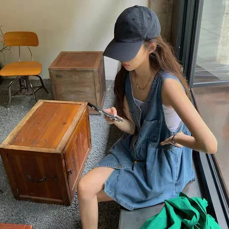 Sleeveless Strap Dress Women