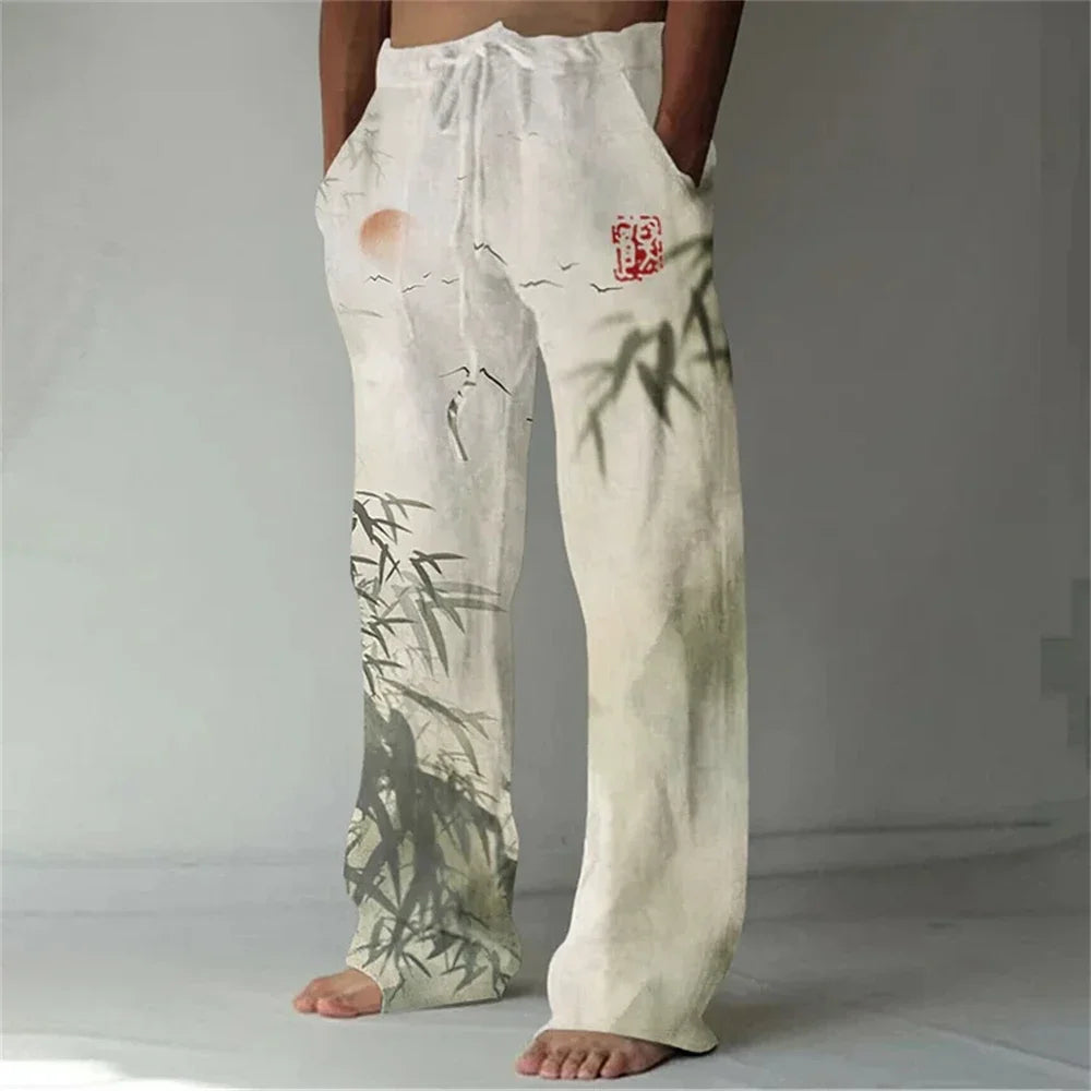 Wide New Killer Whale 3D Printed men's New Sweatpants