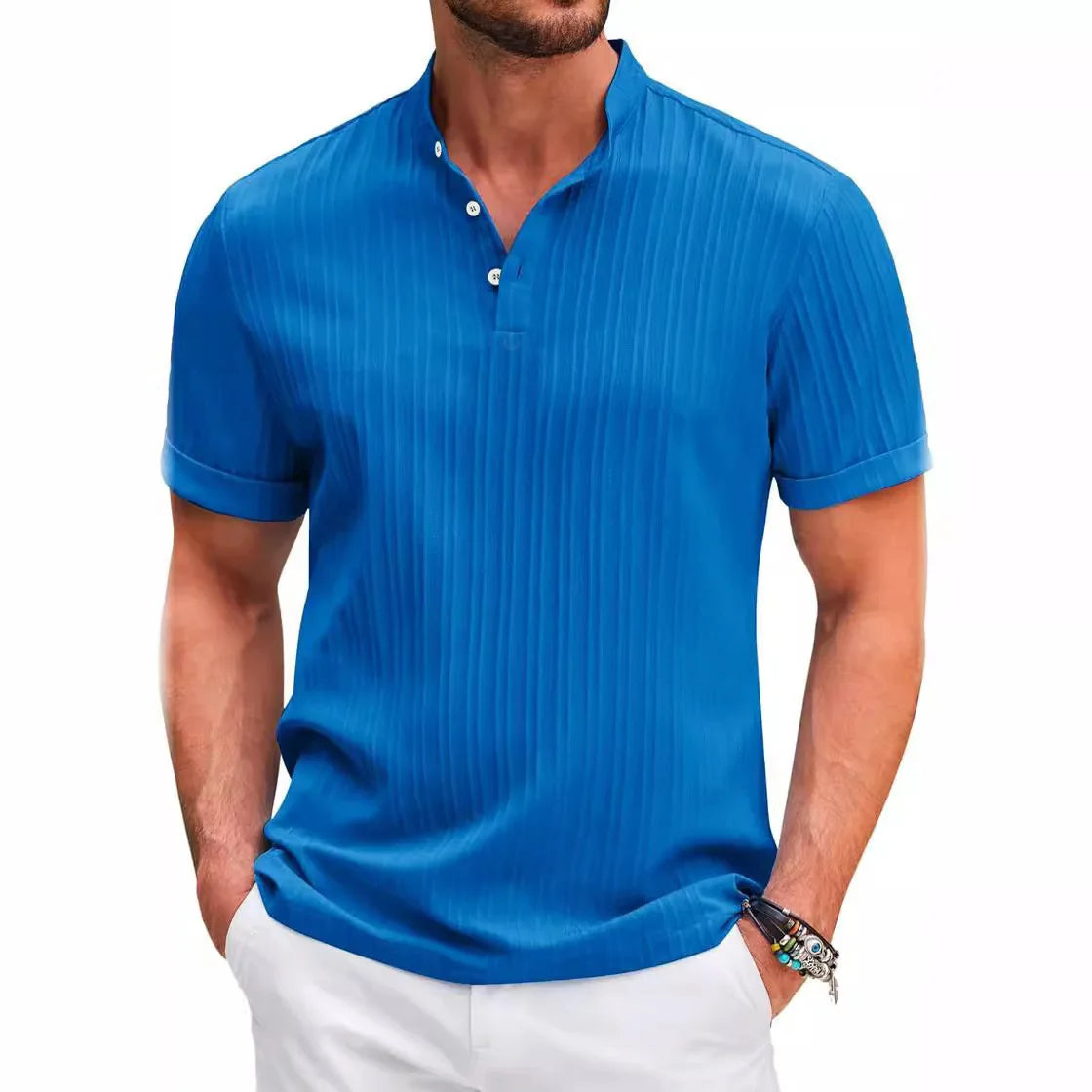 Hawaiian Men's Retro Cotton and Linen shirt