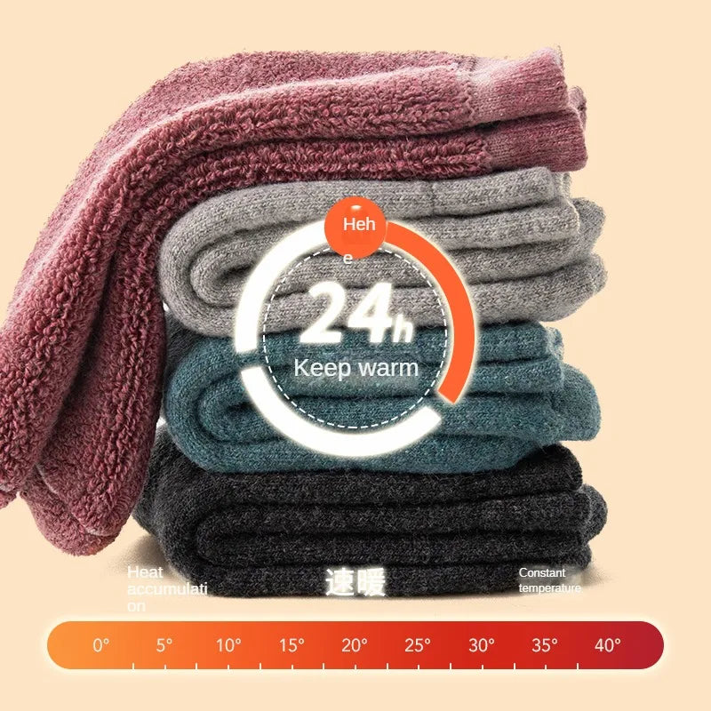 Warm Women Socks Wool Men Socks