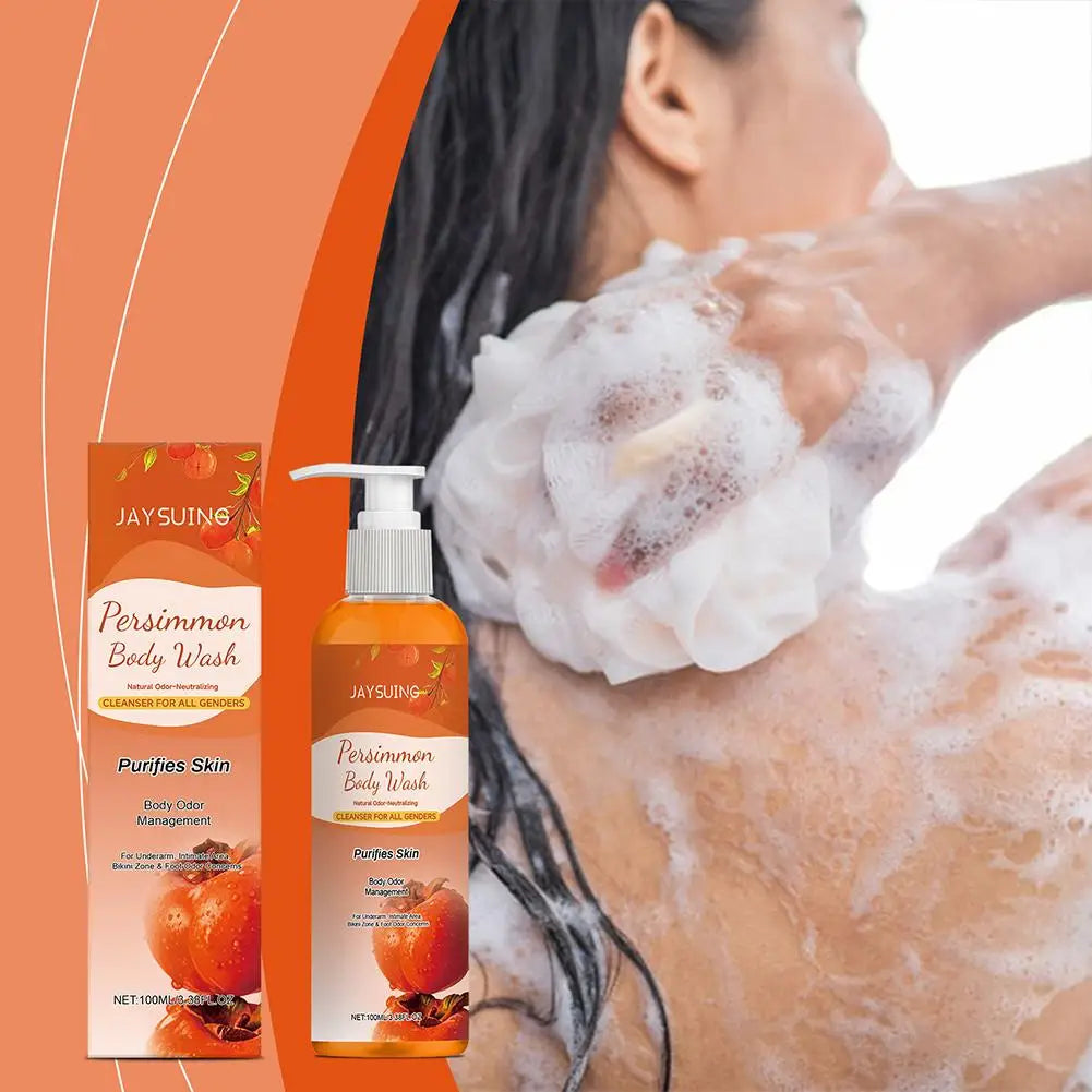 Persimmon Shower Gel Persimmon Extract For Men and Women Gentle on All Skin Types