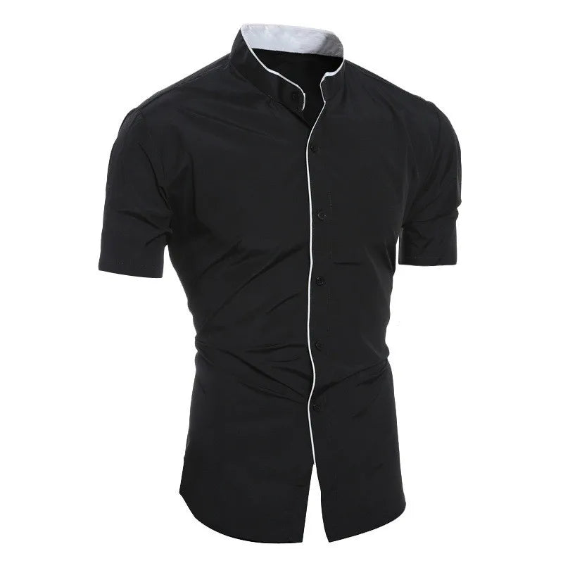 New men's solid color casual