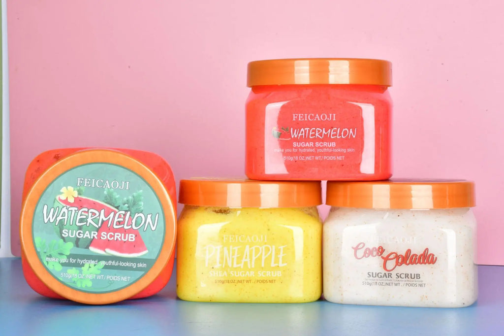 Shea Sugar Body Scrub Coconut Watermelon Rose