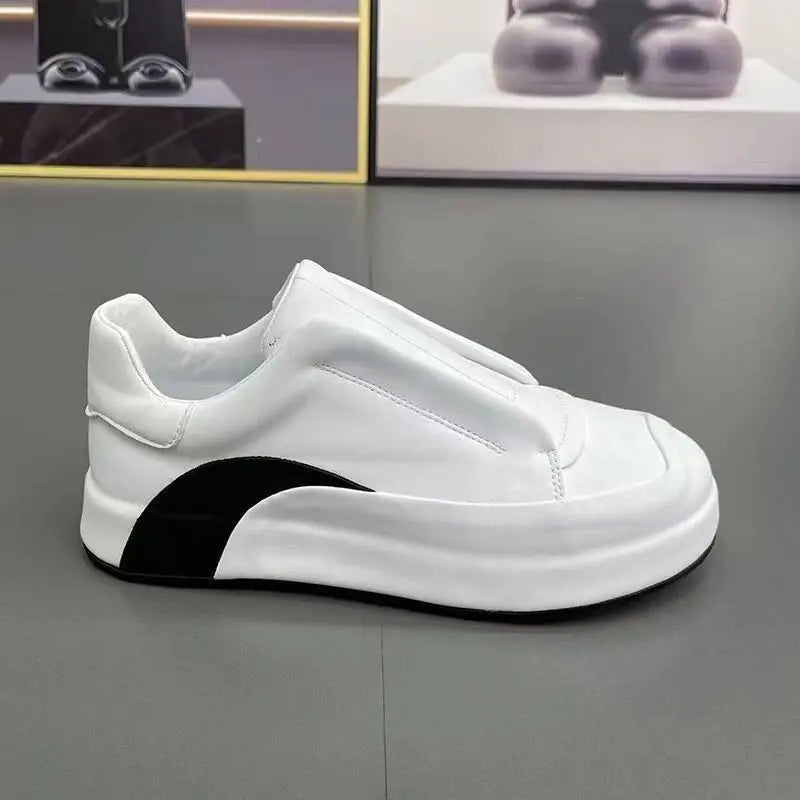 Sneakers Casual Men Cover Bottom Board Shoes