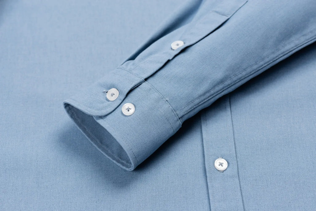 Men Casual Business Mandarin Collar