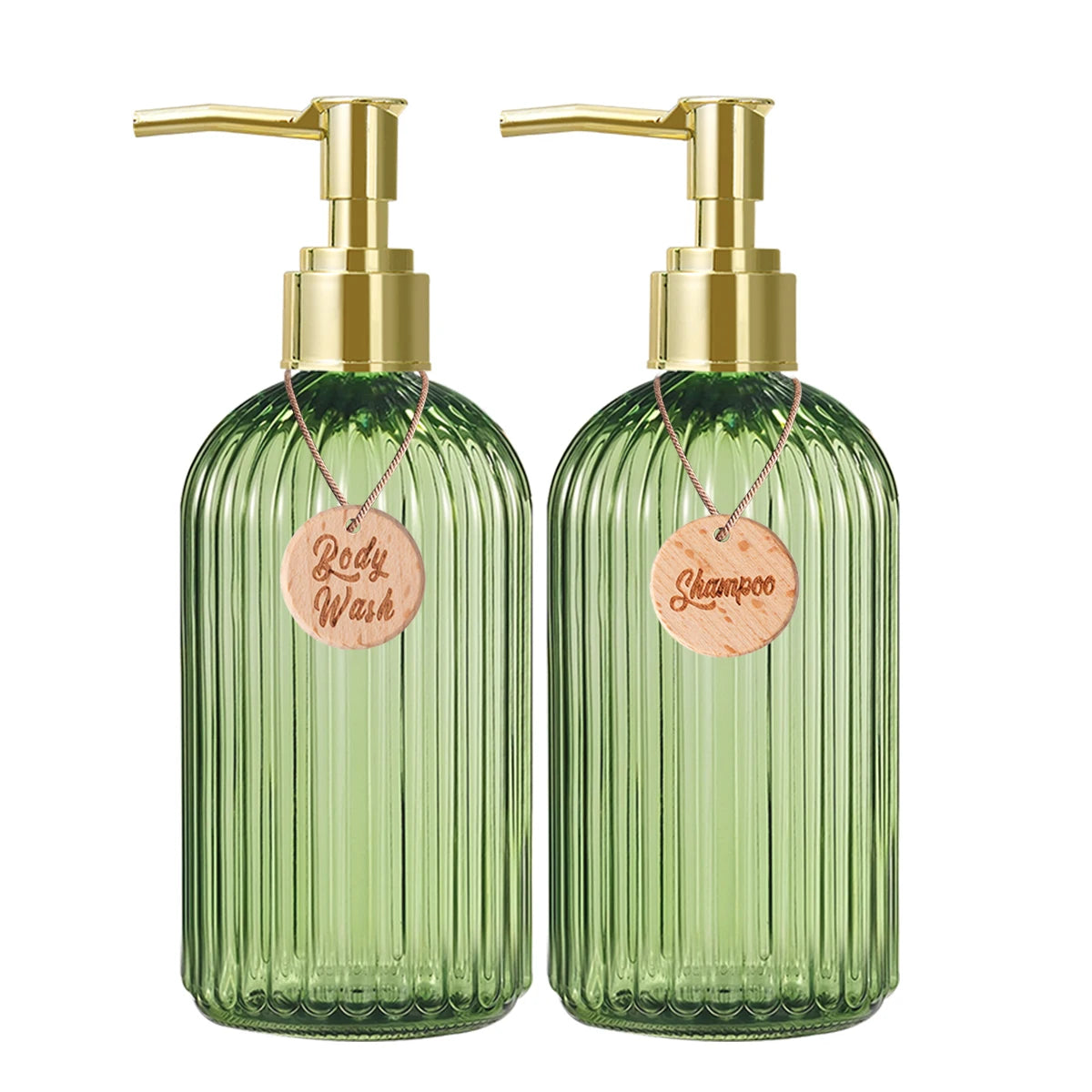 Reusable Shampoo Conditioner Body Wash Bottle Bathroom Shower Soap Dispenser