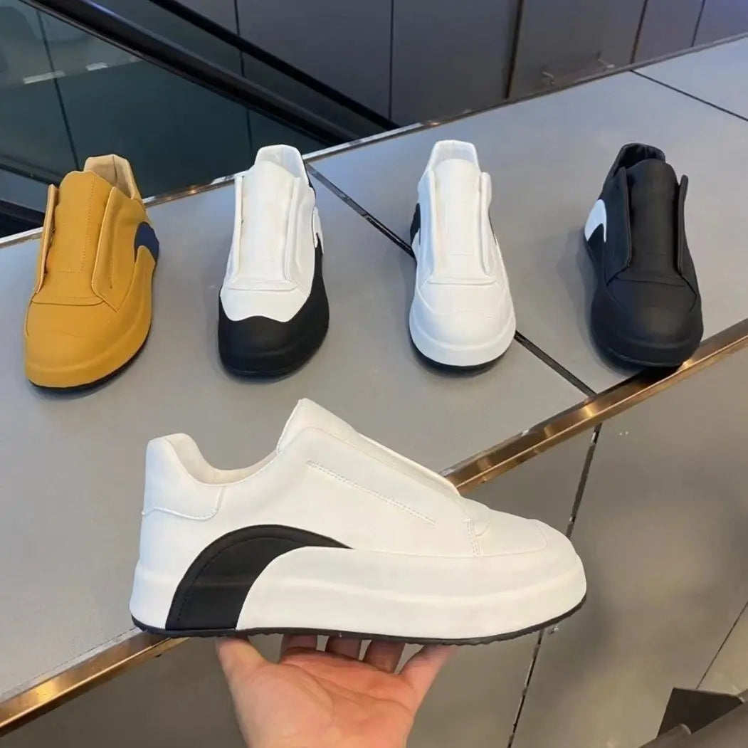 Sneakers Casual Men Cover Bottom Board Shoes