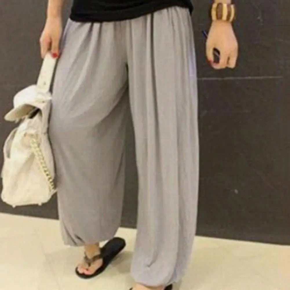 Women/Men Harem Pants Modal Yoga Loose Long Pants