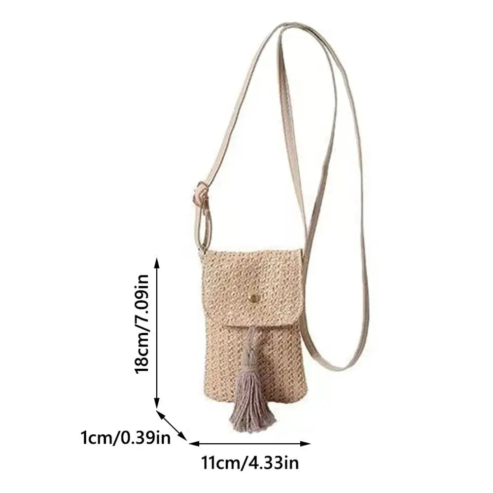 Fashionable Braided Women Straw Beach Bag