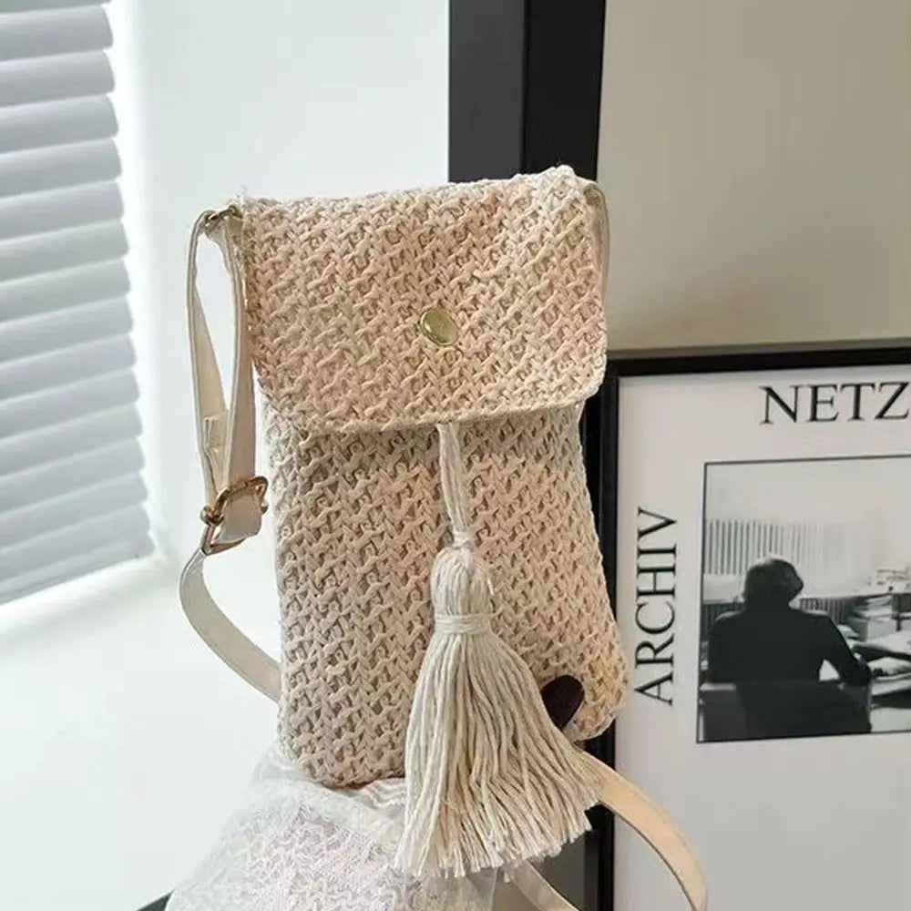 Fashionable Braided Women Straw Beach Bag