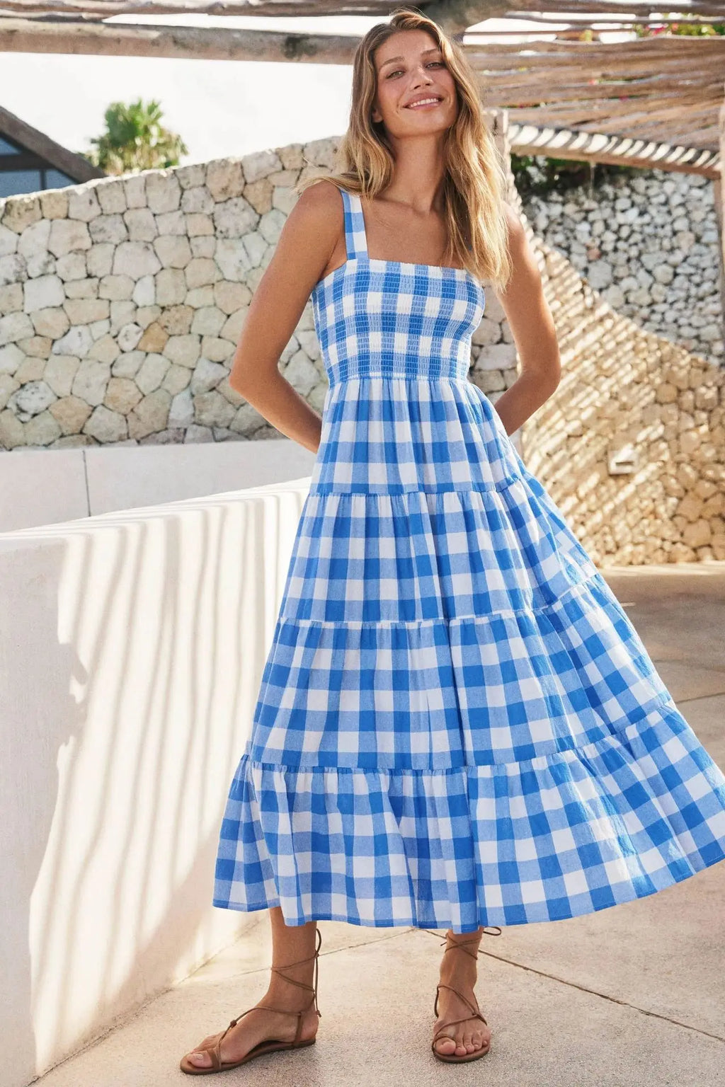 Fashion Bohemian Style Print Beach Dress