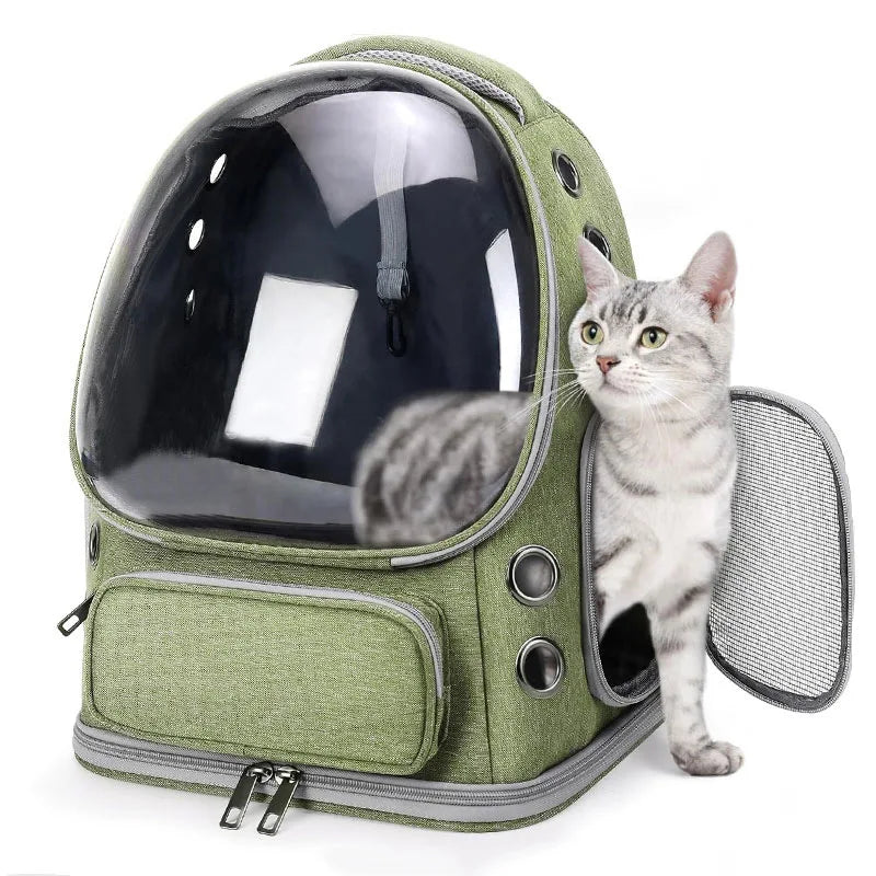 Pet Cat Carrier Bag Outdoor Travel Backpack for Cats Small Dogs Breathable