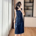 Sleeveless Denim Dress