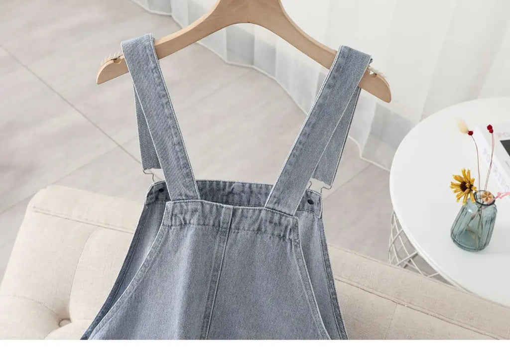 Denim Strap Jumper Dress