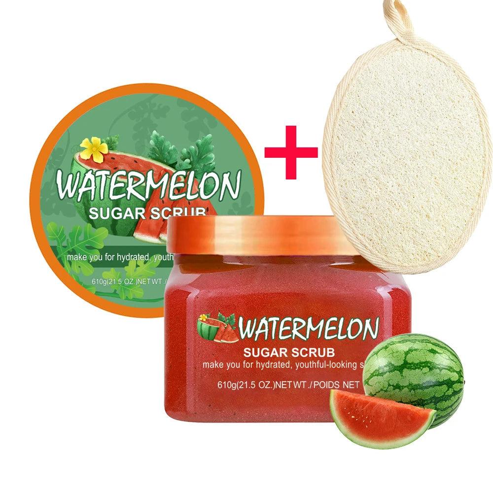 Shea Sugar Body Scrub Coconut Watermelon Rose