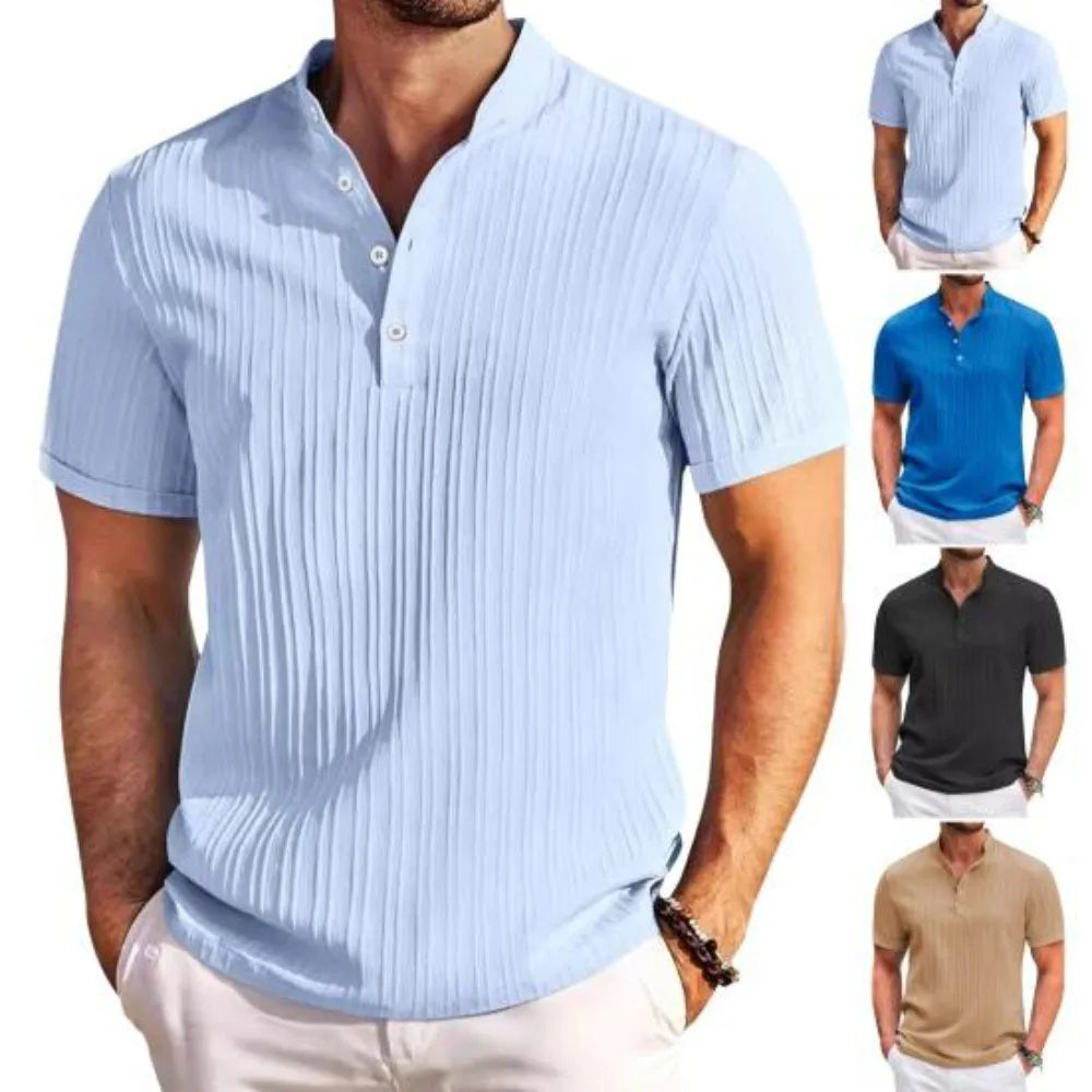 Hawaiian Men's Retro Cotton and Linen shirt