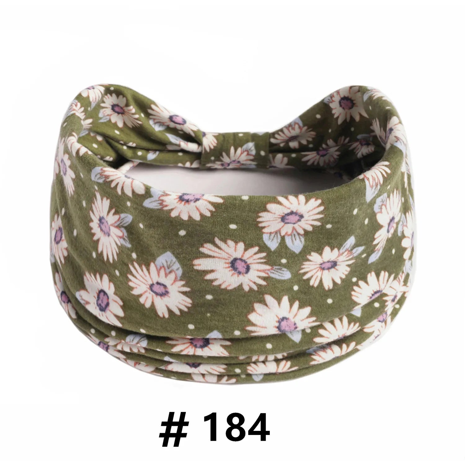 Boho Headbands for Women Cotton Wide Head Bands Stretch