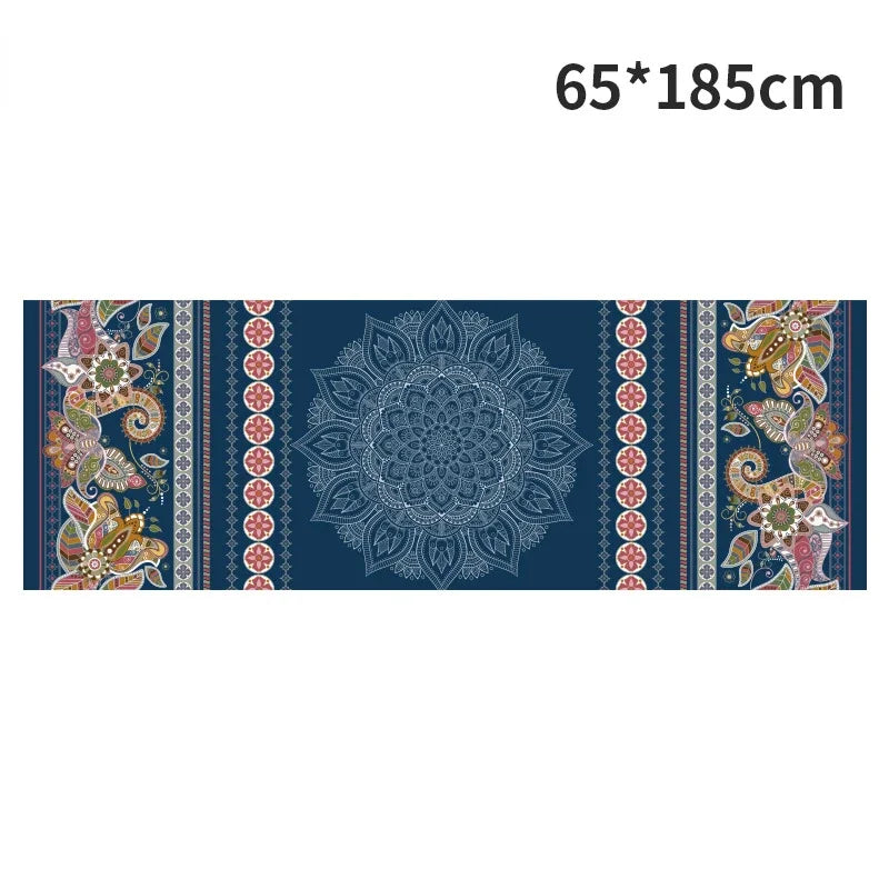 Hot Yoga Mat Towel  Printed Yoga Towel Non Slip Fitness Workout Mat Cover