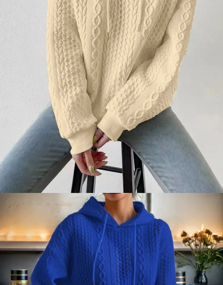 Fashionable Student Hoodie Long Sleeve Casual Sweatshirt Regular Fit Streetwear