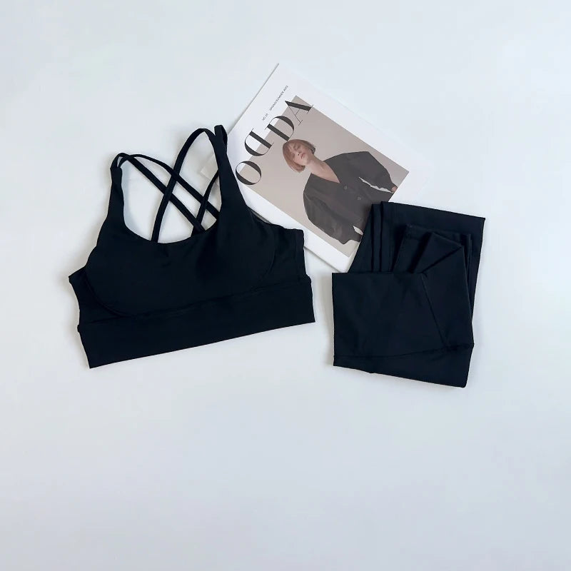 2 Pieces Yoga Set Women