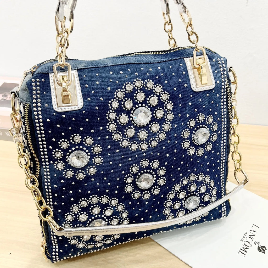 Denim jean casual women handbags