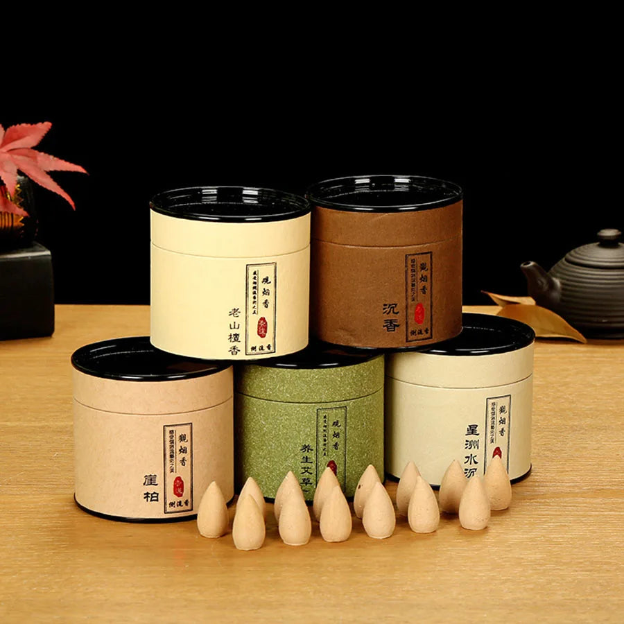 1 can of about 40 natural reflux cones with various fragrances