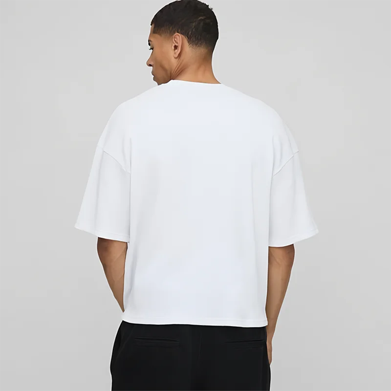 Oversized Boxy Fit Dropped Shoulders Running T-shirts