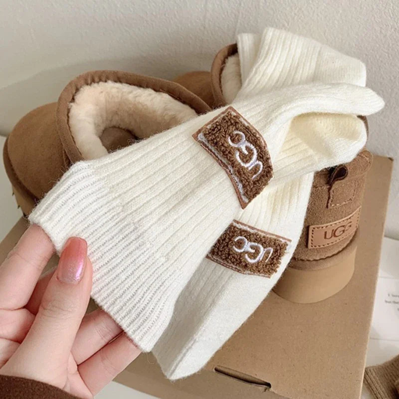 Women Autumn/winter Warm and Thick Woolen Socks