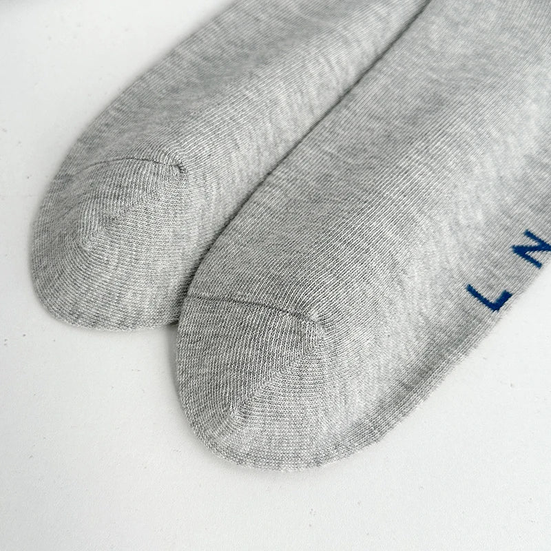 Men's Socks New Embroidery Fashion Solid Color
