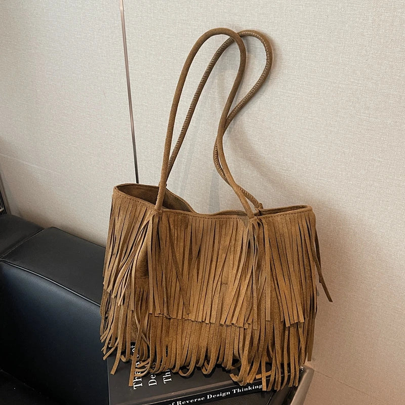 Boho Fringe Shoulder Bag