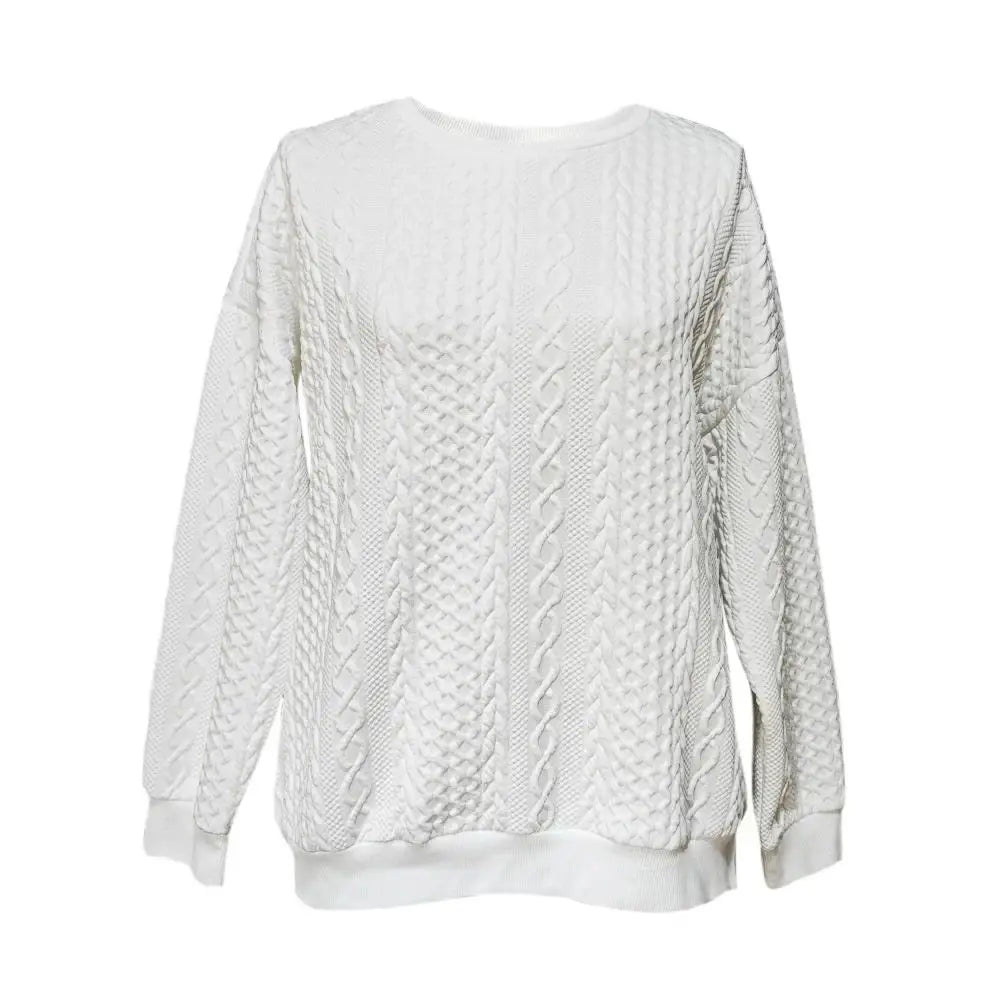 Women's Fashion Crew Neck Long Sleeve Sweatshirt