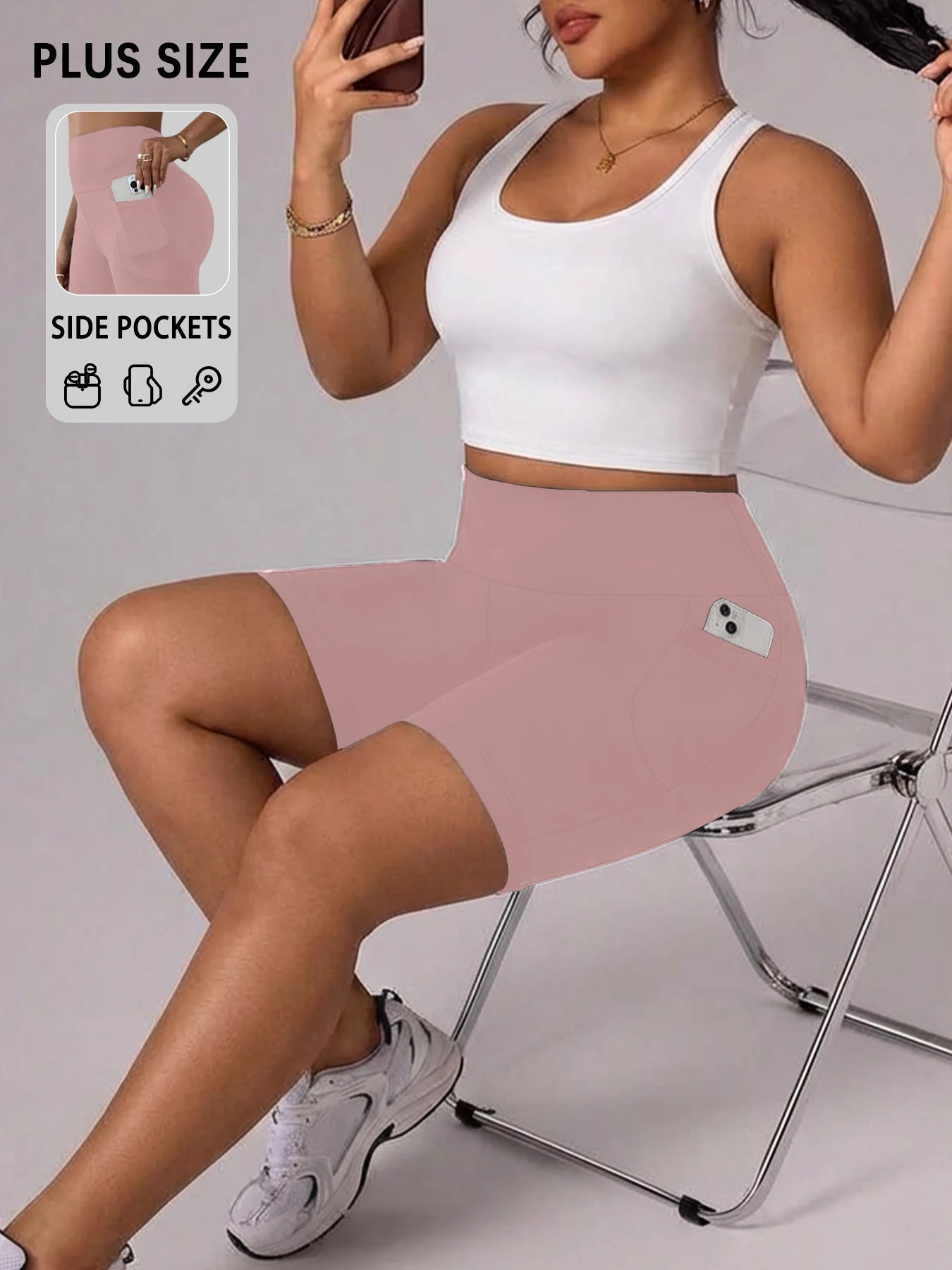 Plus Size Workout Shorts for Women