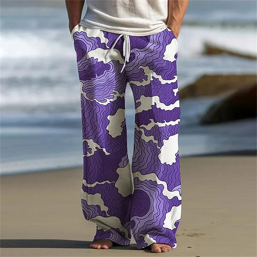 Wide New Killer Whale 3D Printed men's New Sweatpants