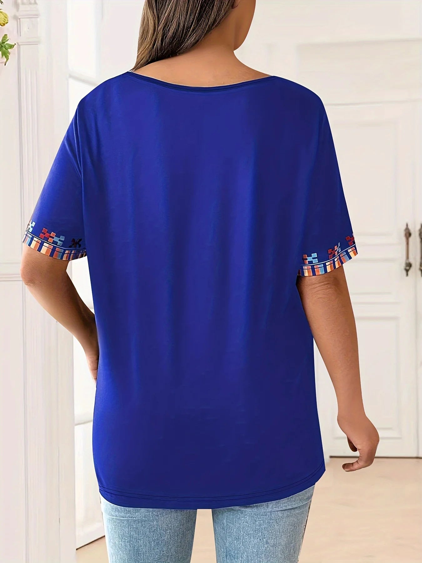 Plus Size Women's T-Shirt Boho Harajuku Graphic Print
