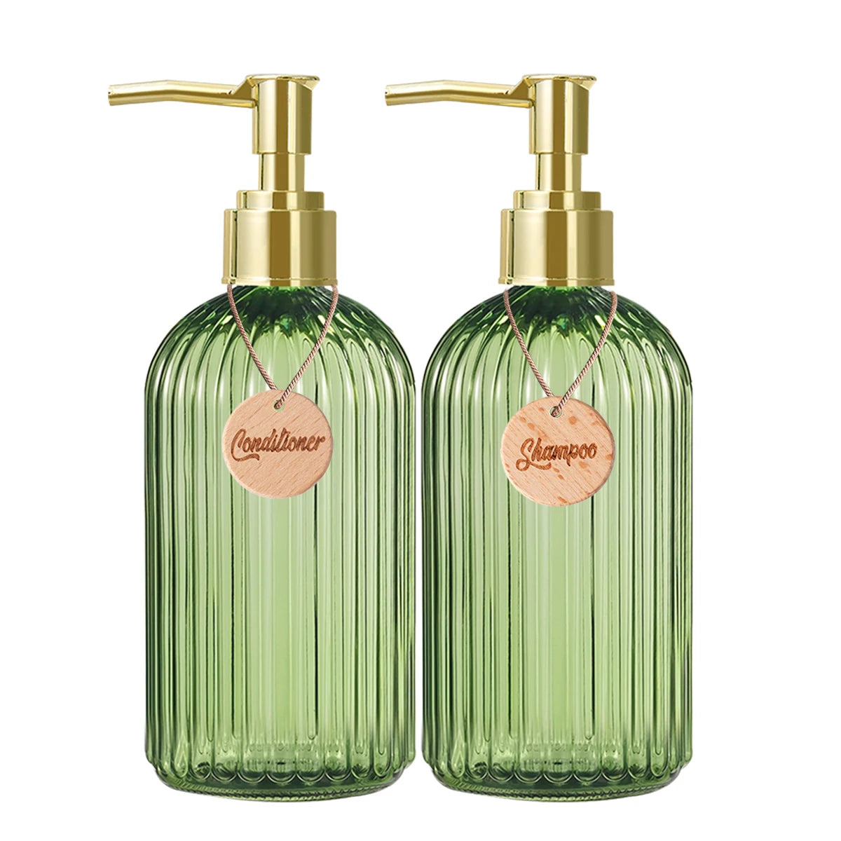 Reusable Shampoo Conditioner Body Wash Bottle Bathroom Shower Soap Dispenser