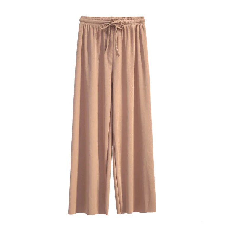 Women Ankle-Length Wide Leg Pant
