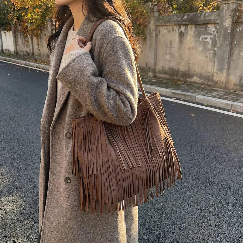 Boho Fringe Shoulder Bag