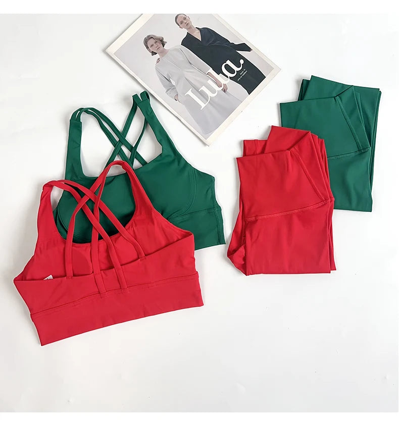 2 Pieces Yoga Set Women