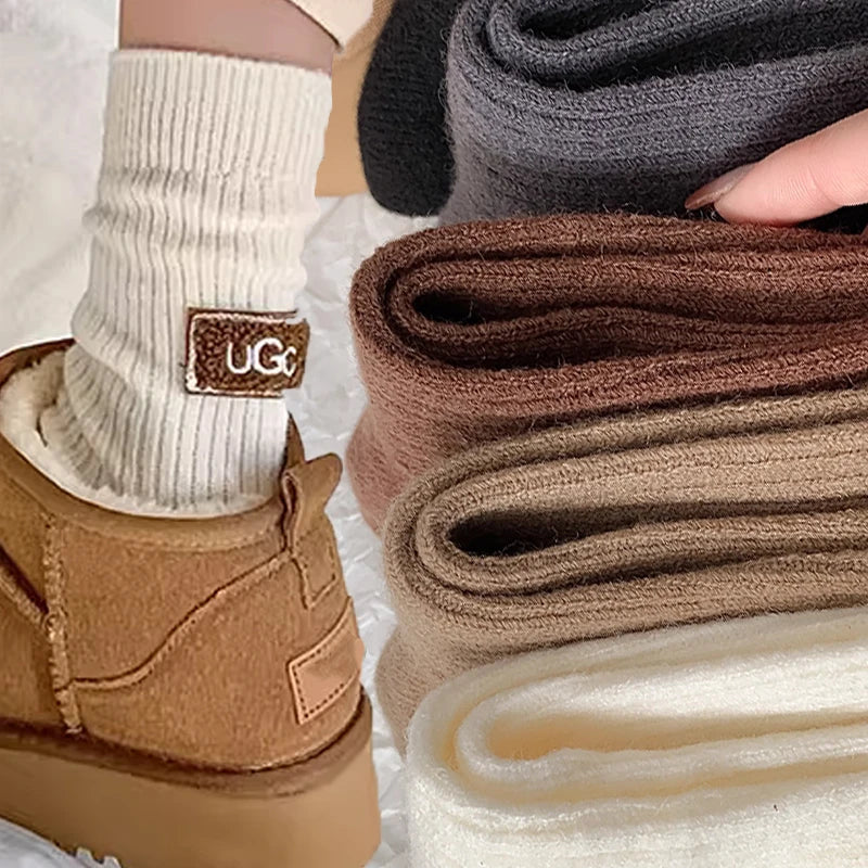 Women Autumn/winter Warm and Thick Woolen Socks
