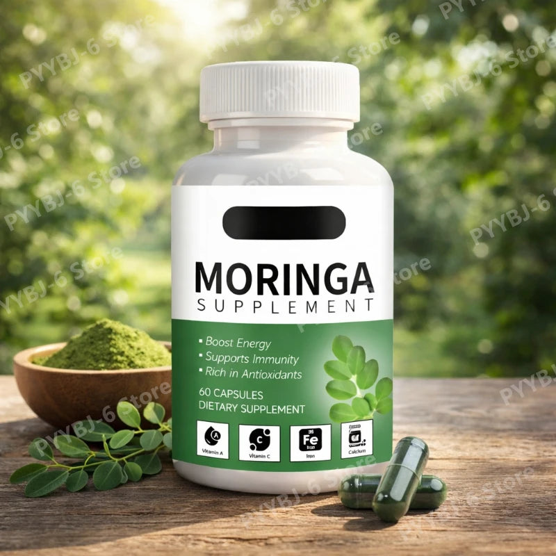 Moringa Supplement–Rich in Antioxidants & Vital Nutrients