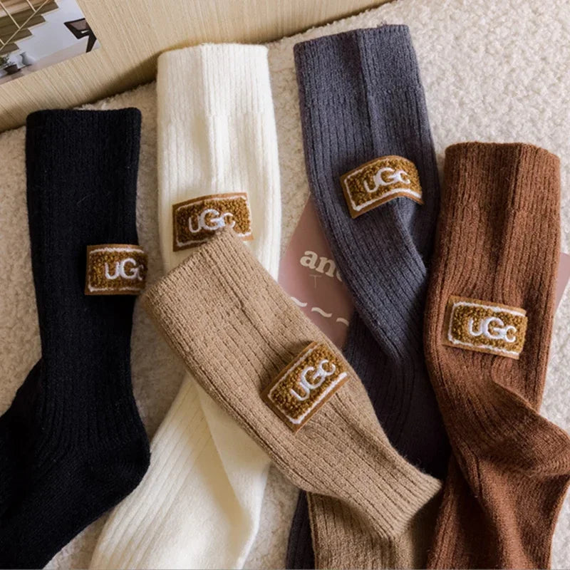 Socks for Women Autumn/winter Warm and Thick Woolen Socks