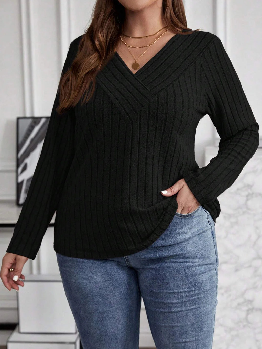 5XL Plus Size Elegant Casual Woman T-Shirt Fashion Loose