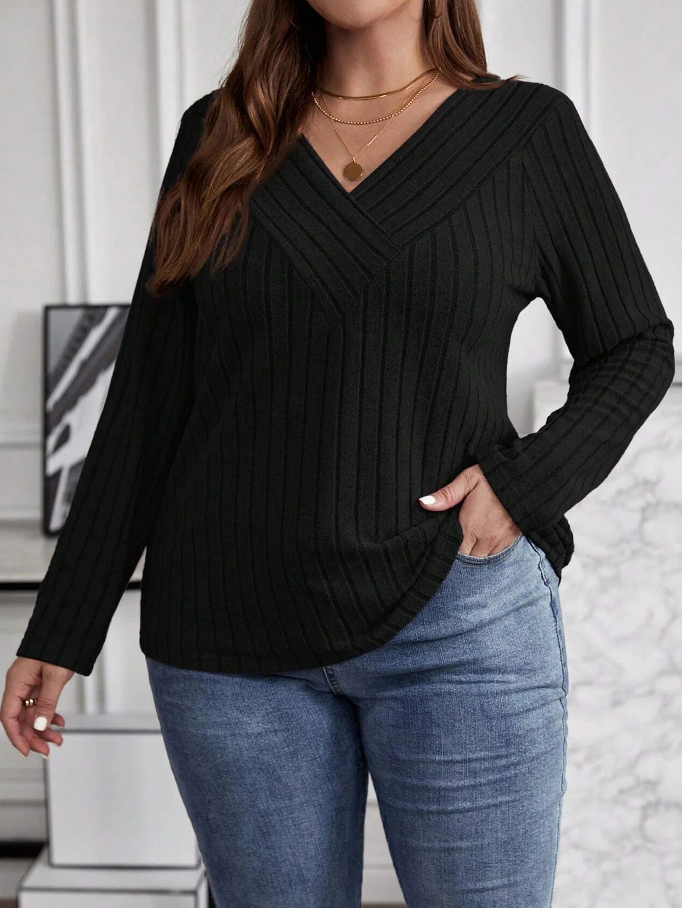 5XL Plus Size Elegant Casual Woman T-Shirt Fashion Loose